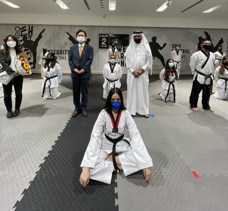 رئيس اتحاد التيكواندو يستقبل السفير الكوري الجنوبي