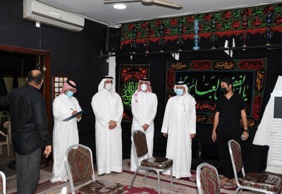 نائب محافظ المحرق يزور المآتم ويطلع على الجهود التنظيمية