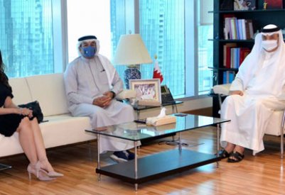 حميدان يبحث مع جمعية المكاتب الهندسية الاستفادة من التطور العمراني ومشاريع البنية التحتية