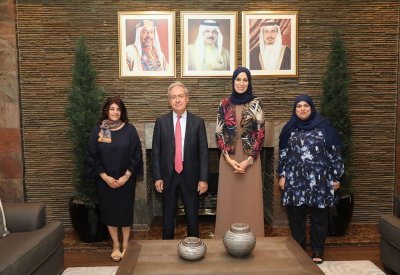 الدكتور داوود نصيف يستقبل رئيسة الجامعة الملكية للبنات
