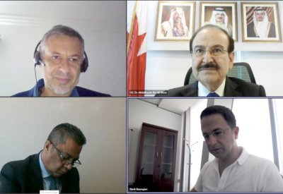 رئيس هيئة الطاقة يستعرض مع شركة إيطالية حلول الهيدروجين الأخضر