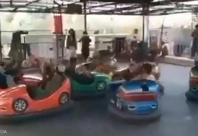 عناصر من طالبان داخل مدينة ملاهي.. وفيديو يرصد ما حدث