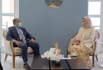 الأنصاري تستقبل سفير بنغلاديش