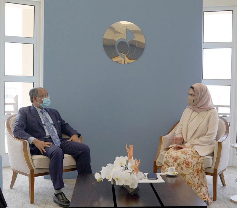 الأنصاري تستقبل سفير بنغلاديش