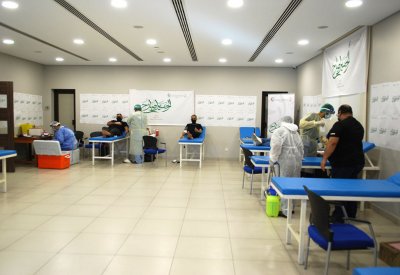 150 كيسا بحملة النعيم للتبرع بالدم