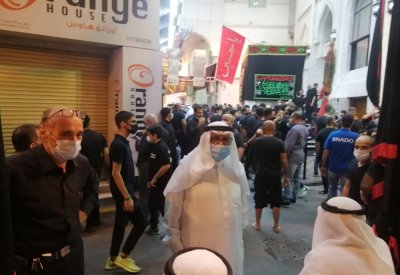 رئيس الأوقاف الجعفرية يزور منطقة المنامة لمتابعة سير إحياء ذكرى عاشوراء
