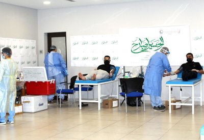 300 كيس خلال يومين بحملة الحسين للتبرع بالدم ورفد بنك الدم بـ14966 كيس