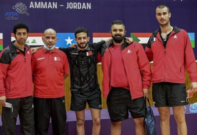 البحرين وسار يتأهلان لربع نهائي البطولة العربية للطاولة