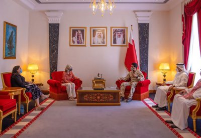 ناصر بن حمد يستقبل القائم بأعمال سفارة الولايات المتحدة لدى البحرين