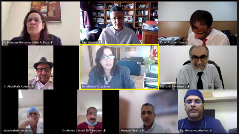 د.الجلاهمة: تشكيل فريق تنسيقي مشترك بين الهيئة وجمعيات المستشفيات والمؤسسات الصحية الخاصة