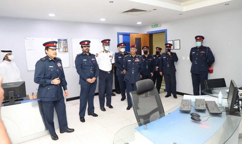 المفتش العام يطلع على الجاهزية الأمنية لمديرية شرطة المحافظة الجنوبية