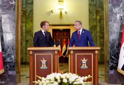 قبل قمة بغداد.. ماكرون والكاظمي يحذران من خطر داعش