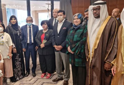 وزير الشباب والرياضة بجمهورية مصر العربية يهنأ الشباب البحريني الفائز بجائزة مجلس الشباب العربي