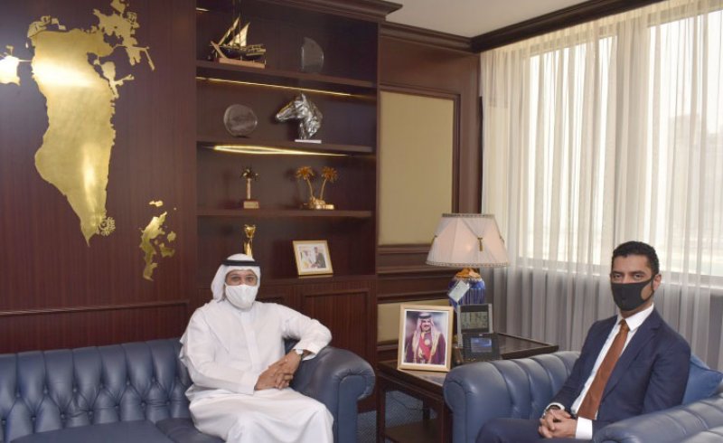 وزير شؤون الكهرباء والماء يستقبل سفير مملكة البحرين لدى جمهورية فرنسا