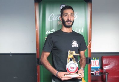 محمد الفحل يُتوج بلقب تصنيفية البليارد 2021