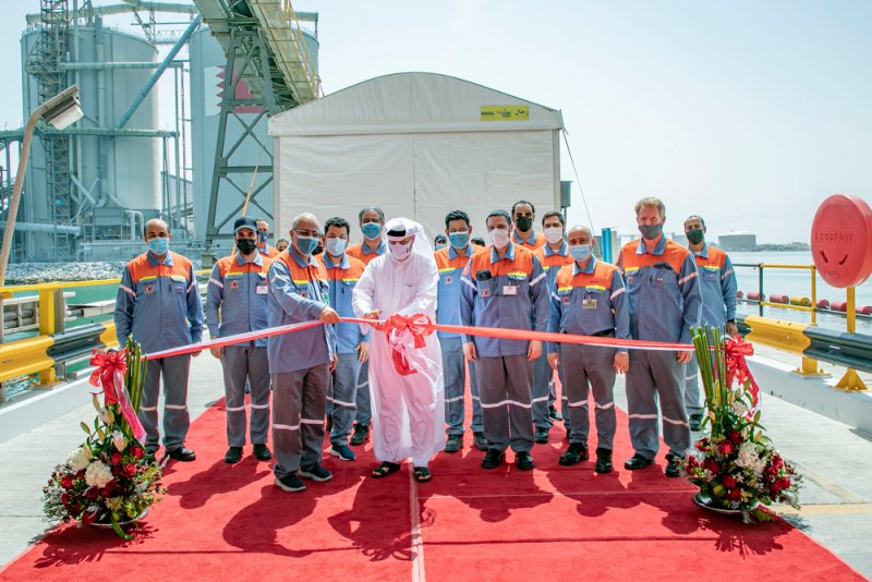 رئيس مجلس إدارة البا يدشن التوسعة الجديدة بالرصيف البحري والمرافق الإضافية لتخزين المواد الخام في مرفأ الشركة