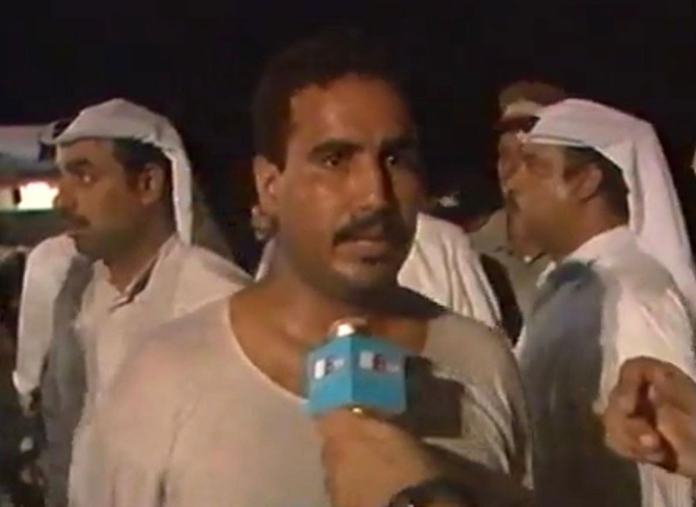شاكر القوة متحدثا لقناة البحرين
