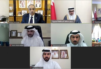 سمو محافظ الجنوبية يبحث مع وزير الأشغال تطورات المشاريع الخدمية والتنموية