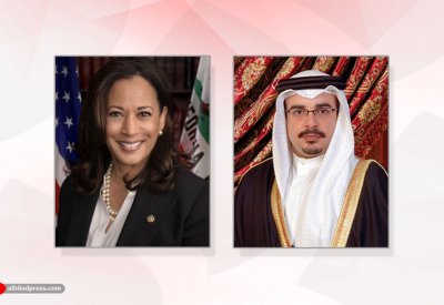 سمو ولي العهد رئيس مجلس الوزراء يتلقى اتصالاً هاتفياً من نائبة الرئيس الأمريكي