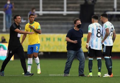 البرازيل والأرجنتين.. توقف المباراة ومغادرة لاعبي التانجو