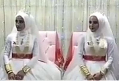 بالفيديو: تركيا تشهد حفل زفاف "نادر".. "عرس التوائم"