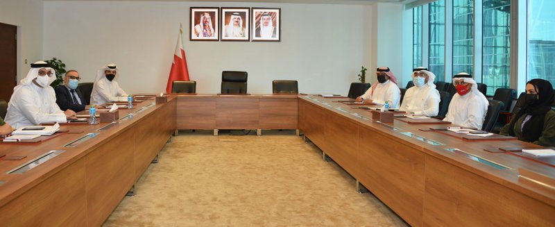 وزير الصناعة والتجارة والسياحة يستقبل النائب أحمد السلوم