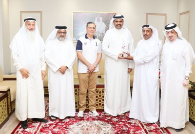الاتحاد البحريني لكرة القدم يستقبل وفد نادي مدينة عيسى