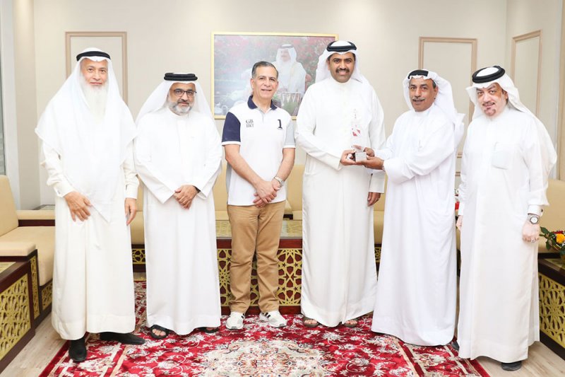الاتحاد البحريني لكرة القدم يستقبل وفد نادي مدينة عيسى