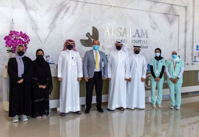 المؤسسة الملكية تدرب أبناءها بمستشفى السلام التخصصي