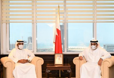 معالي وزير المالية والاقتصاد الوطني يستقبل رئيس مجلس المناقصات والمزايدات