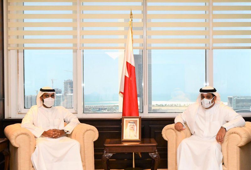 معالي وزير المالية والاقتصاد الوطني يستقبل رئيس مجلس المناقصات والمزايدات
