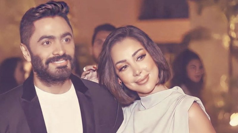 زواج سري بفنانة مغمورة.. تامر حسني يرد وبسمة بوسيل غاضبة