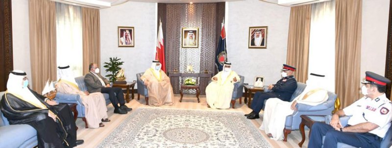 وزير الداخلية يستقبل أعضاء هيئة المواكب الحسينية بمحافظة العاصمة