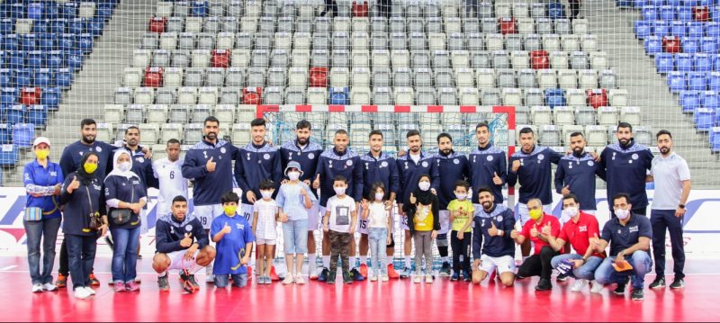 أطفال "ابتسامة" يشاركون في انطلاقة كأس السوبر المحلي لكرة اليد