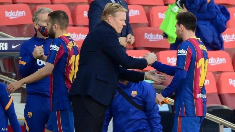 كومان: ميسي كان "طاغية" في برشلونة