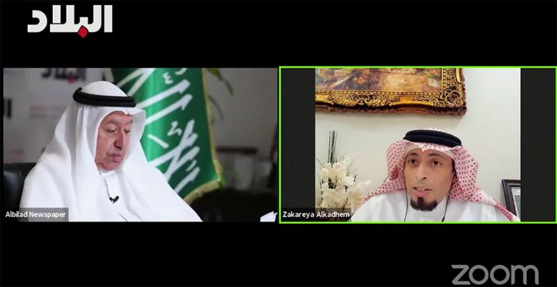 زكريا الكاظم: رأينا في نهج المؤسس الملك  عبدالعزيز آل سعود طيب الله ثراه نهج توحيد الأرض والقلوب والقضايا والمنطقة