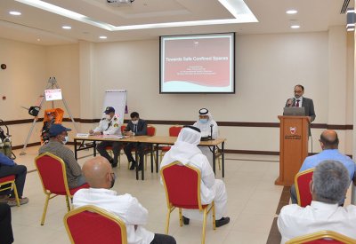 تعزيز مبادئ السلامة من الحوادث المهنية بمواقع العمل