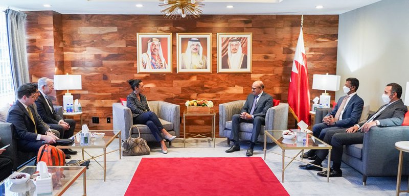 وزير الخارجية يستقبل وفدًا من تحالف المنظمات اليهودية الأمريكية الدولية