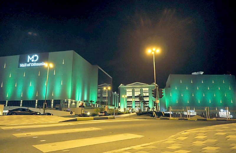 مجمع دلمونيا يحتفل باليوم الوطني السعودي الـ91
