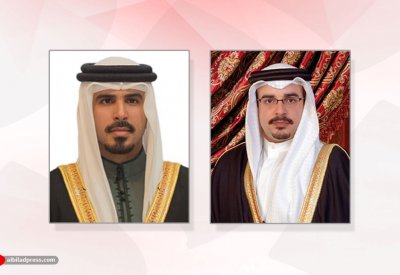 سمو ولي العهد رئيس مجلس الوزراء يتلقى برقية تهنئة من سمو الشيخ محمد بن سلمان آل خليفة