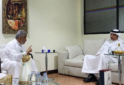 احمد الحمدان يهنئ الوطن عبر اقرأ