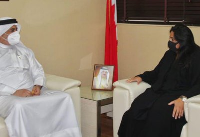 الأمين العام لمجلس التعليم العالي تستقبل النائب ممدوح الصالح