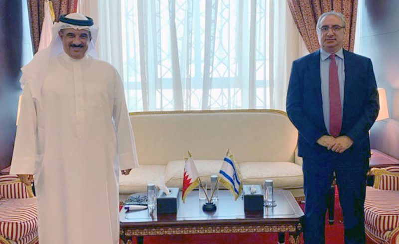 سفير مملكة البحرين في أبوظبي يستقبل سفير دولة إسرائيل المؤقت لدى دولة الإمارات العربية المتحدة الشقيقة