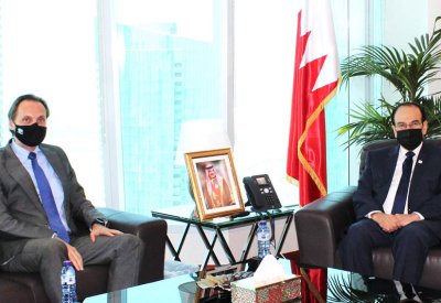 ميرزا يستعرض مع ممثل برنامج الأمم المتحدة الإنمائي مسيرة التعاون المشترك