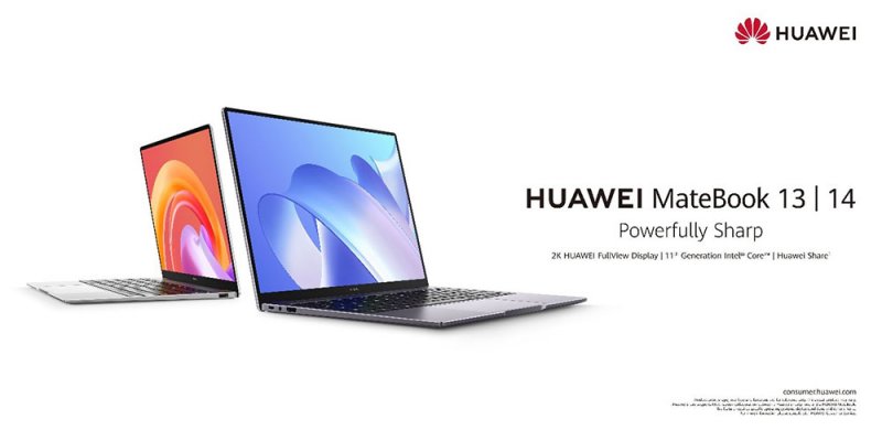 جهاز الحاسوب المحمول HUAWEI MateBook 14 بدقة عرض 2K