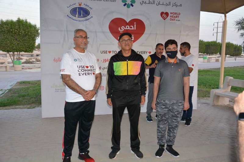 محافظ الشمالية يدعو لاستدامة الرياضة.. خلال رعايته لفعالية يوم القلب العالمي