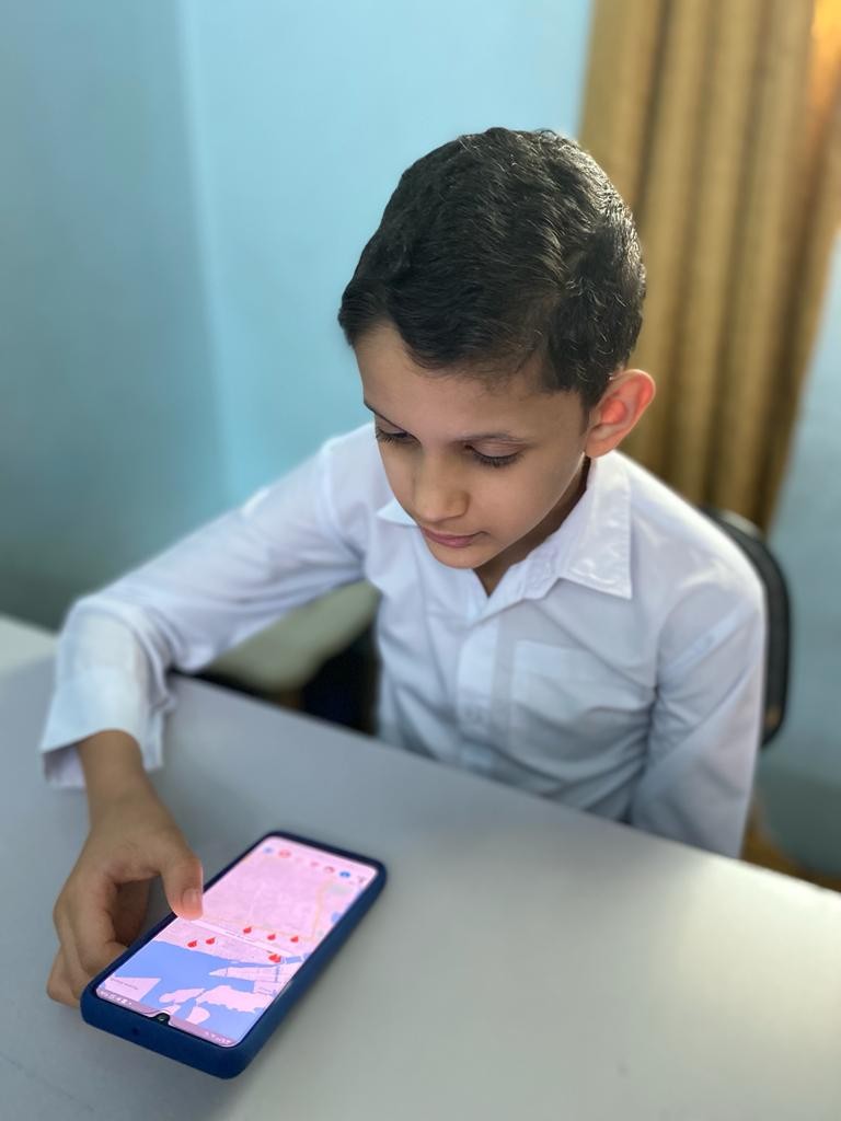 تفاعل طلابي مع التطبيق