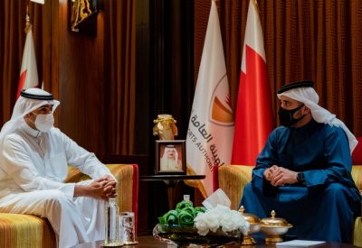 خالد بن حمد يبحث مع وزير النفط البرامج والمشاريع التنموية للارتقاء بقطاعات الرياضة