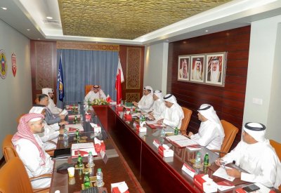 علي بن خليفة يترأس الاجتماع الأول لمجلس إدارة الاتحاد البحريني لكرة القدم