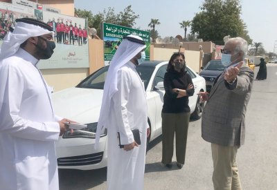 رئيس المجلس البلدي للمحافظة الشمالية يستقبل الوكيل المساعد لوزارة المواصلات والاتصالات